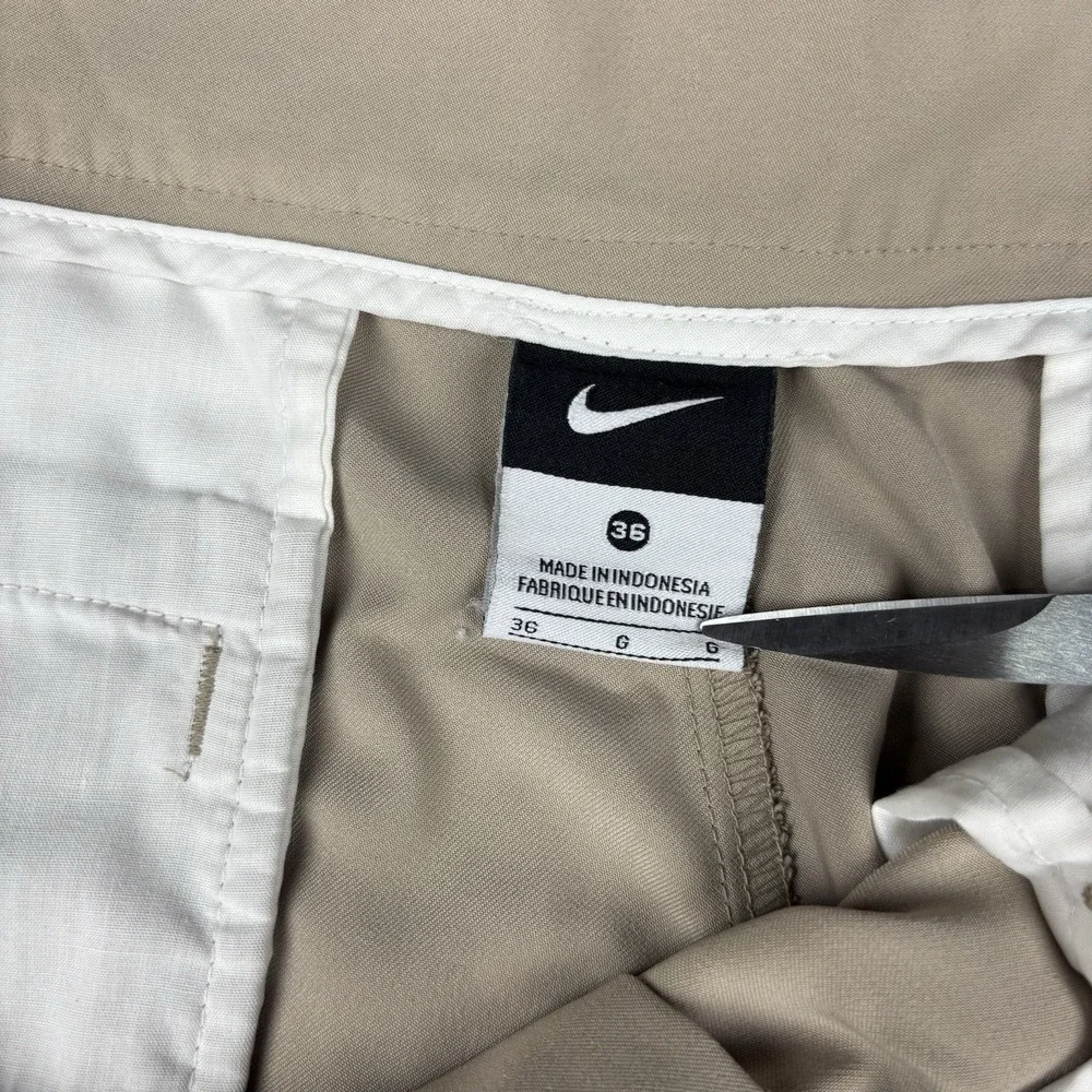 Nike Golf Pants Men's 36 Beige Khaki Dri-FIT Stretch Performance Casual Athletic